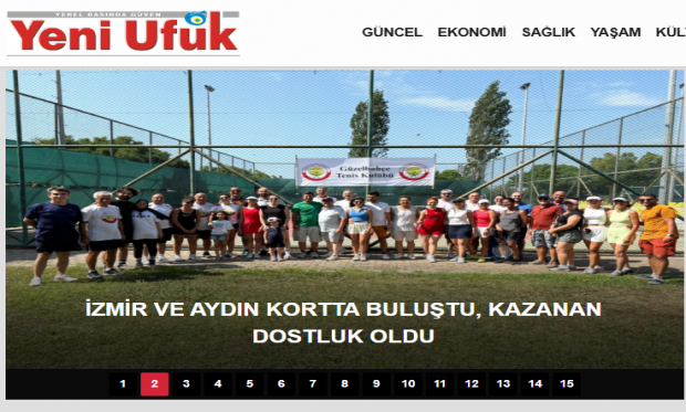 İZMİR VE AYDIN KORTTA BULUŞTU, KAZANAN DOSTLUK OLDU..