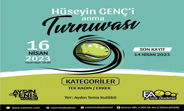 2023 Hüseyin GENÇ'i Anma Turnuvası
