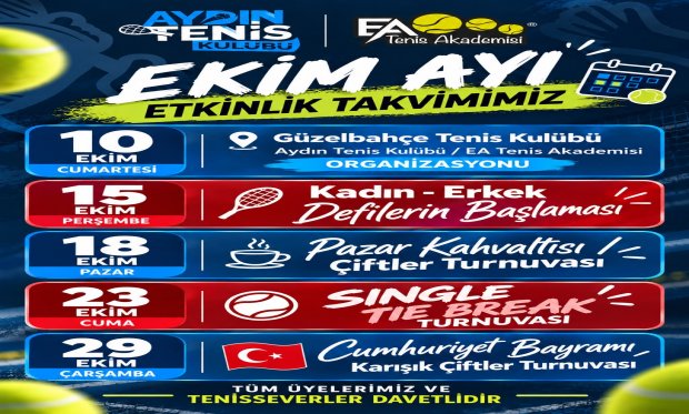 2026 Ekim ayı etkinliklerimiz 